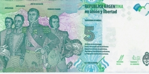 Banknote from Argentina