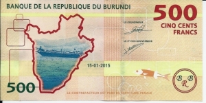 Banknote from Burundi