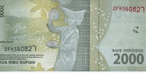 Banknote from Indonesia