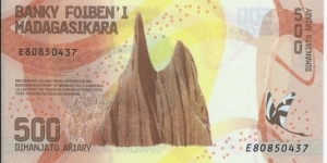 Banknote from Madagascar