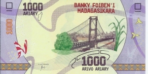 1.000 Ariary - pk New Banknote