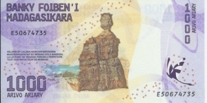 Banknote from Madagascar