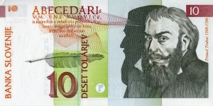 10 - Slovenian tolar Banknote