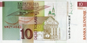 Banknote from Slovenia