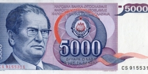 (Josip Broz Tito) Banknote