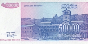 Banknote from Yugoslavia