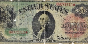 USA 1 Dollar
1869
Treasury Note Banknote