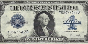 USA 1 Dollar
1923
Silver Certificate Banknote