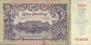 Banknote from Austria