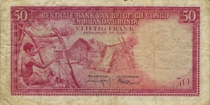 Banknote from Congo