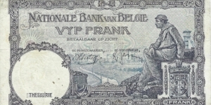 Banknote from Belgium