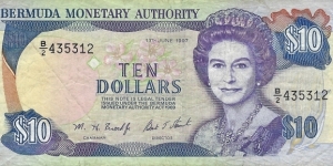BERMUDA 10 Dollars
1997 Banknote