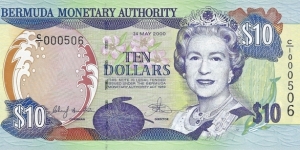BERMUDA 10 Dollars
2000 Banknote