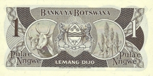 Banknote from Botswana