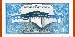 Banknote from Bhutan