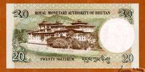 Banknote from Bhutan