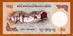 Banknote from Bhutan