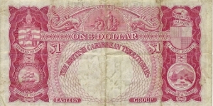 Banknote from East Caribbean St.