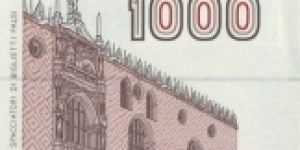 Banknote from Italy