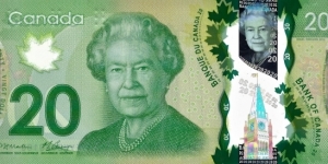 CANADA 20 Dollars
2012
 Banknote