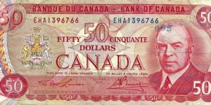 CANADA 50 Dollars
1975 Banknote