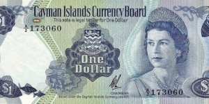 CAYMAN ISLANDS 1 Dollar
1971 Banknote