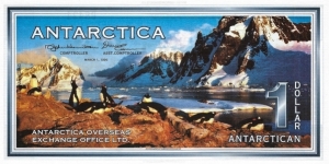 ANTARCTICA 1 Dollar
1995
Fantasy Issue Banknote