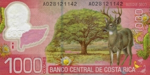 Banknote from Costa Rica