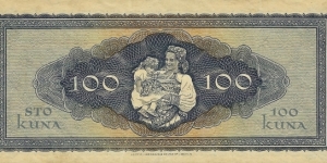 Banknote from Croatia