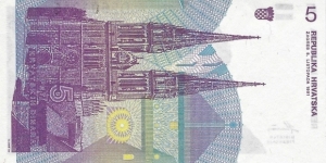 Banknote from Croatia