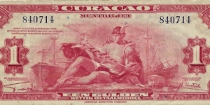 CURACAO 1 Gulden
1942 Banknote