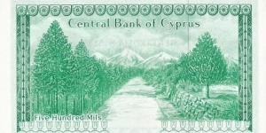 Banknote from Cyprus