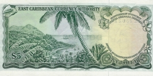 Banknote from East Caribbean St.