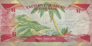 Banknote from East Caribbean St.