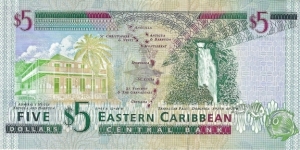 Banknote from East Caribbean St.