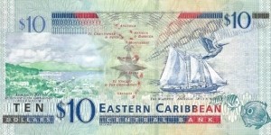 Banknote from East Caribbean St.