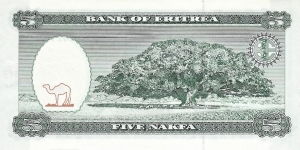 Banknote from Eritrea