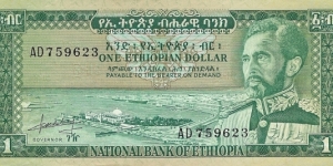 ETHIOPIA 1 Dollar
1966 Banknote
