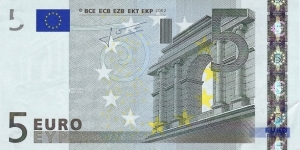 EUROPEAN UNION 5 Euro
2002 Banknote