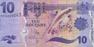 FIJI 10 Dollars
2012 Banknote