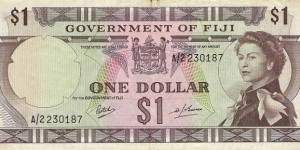 FIJI 1 Dollar
1969 Banknote