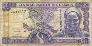 GAMBIA 50 Dalasis
2001 Banknote