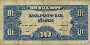 Banknote from Germany