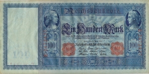 GERMAN EMPIRE
100 Mark
1910 Banknote