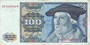 GERMANY
100 Deutsche Mark
1977 Banknote