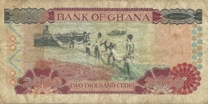 Banknote from Ghana