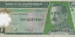 GUATEMALA 1 Quetzal
2006 Banknote