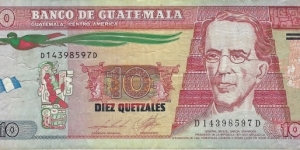 GUATEMALA 10 Quetzales
2013 Banknote