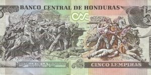 Banknote from Honduras