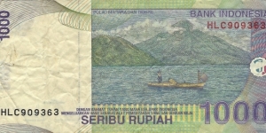 Banknote from Indonesia